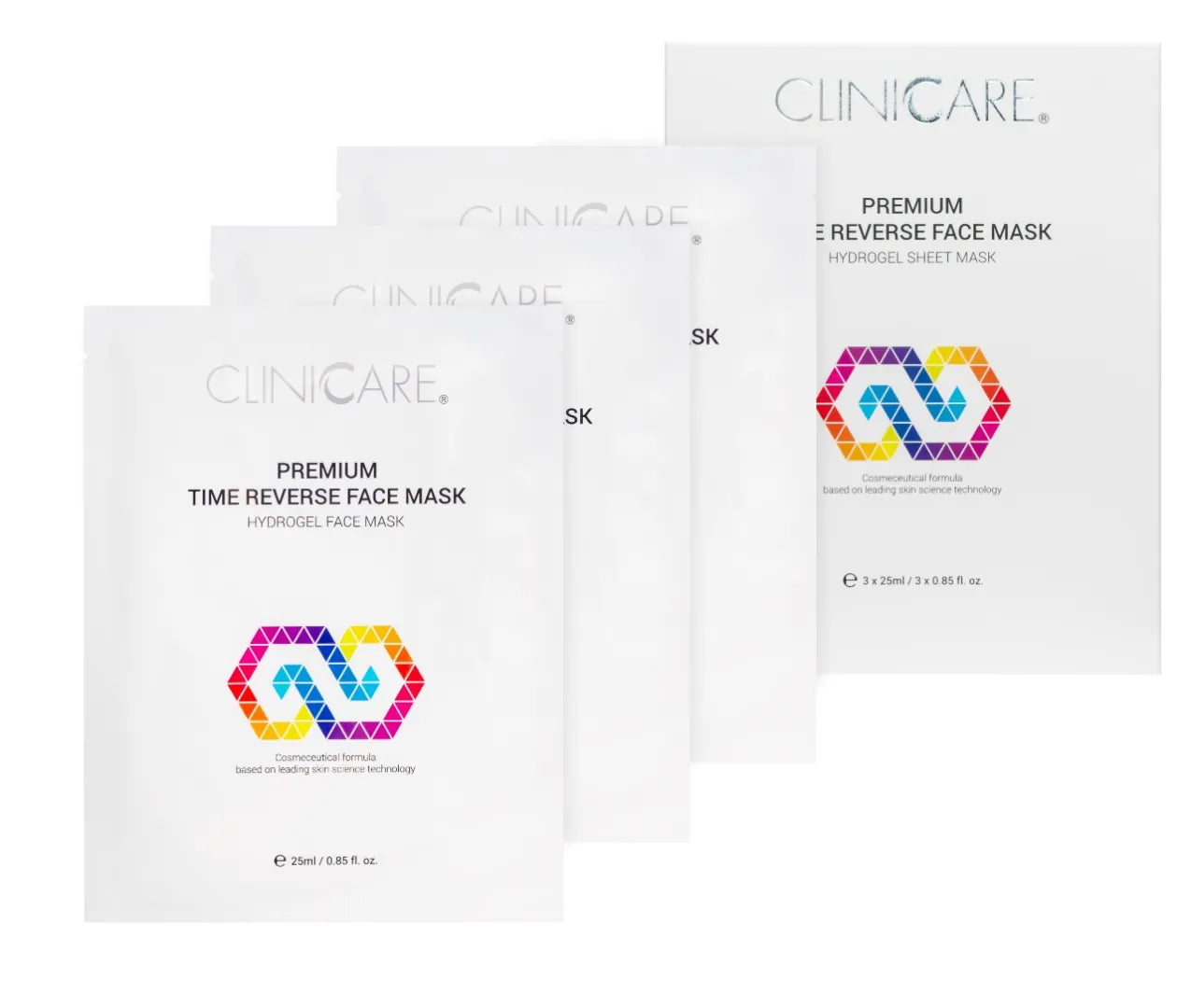 Premium Time Reverse Face Mask 3 stk