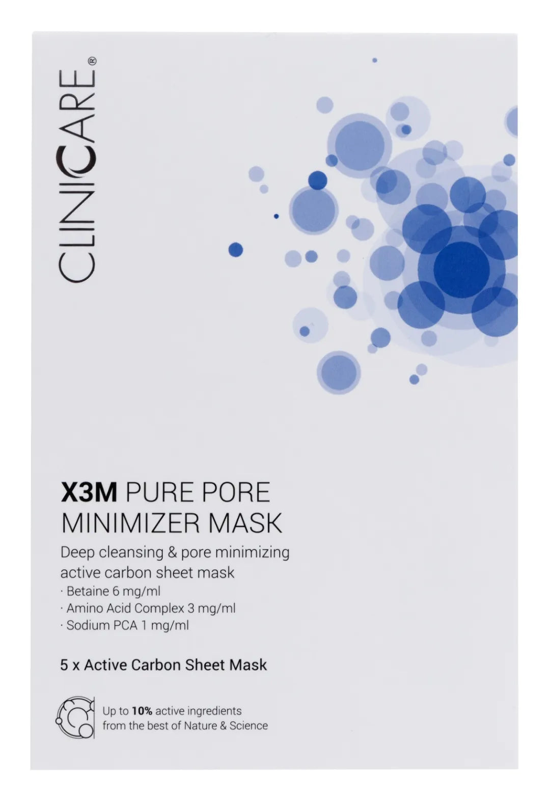 X3M Pure Pore Minimizer O² Mask 5 stk
